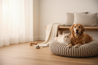 Basilstar Dog & Cat Bed – Cozy Washable Pet Mattress